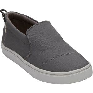 Toms Youth Canvas Slip Ons Gray Size US 1 Euro 32.5